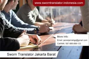 sworn translator jakarta barat