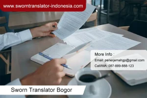 sworn translator bogor